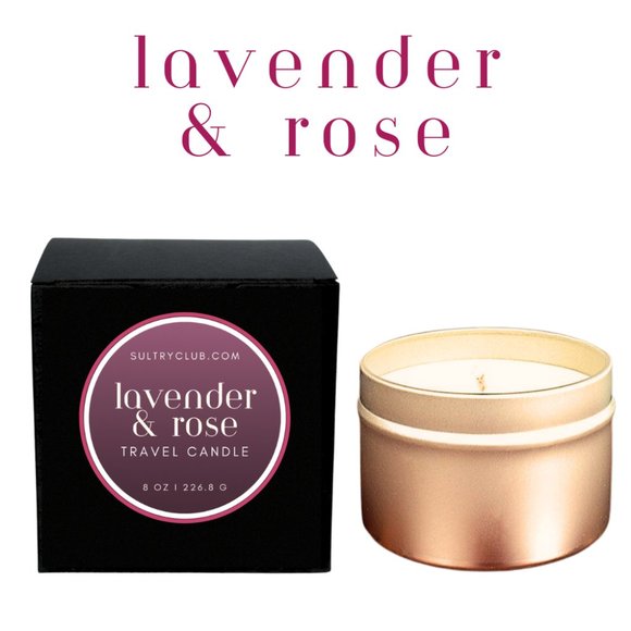 Lavender & Rose Sultry Melts/Travel Candle - Picture 3 of 4